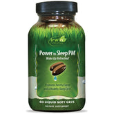 Irwin Naturals Power to Sleep PM bottle front for nightly relaxation support