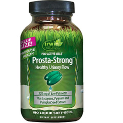 Irwin Naturals Prosta-Strong bottle front view for prostate health support