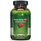 Irwin Naturals Prosta-Strong RED bottle supports prostate health and urinary comfort.