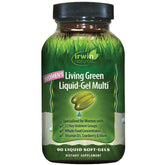 Irwin Naturals Women's Living Green Multi bottle cap for easy daily nutrition routine