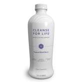 Isagenix Cleanse for Life bottle pour, refreshing berry cleanse for daily metabolism support.