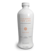 Isagenix Cleanse for Life peach mango bottle ready for daily wellness use.