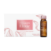 Isagenix Collagen Elixir bottle 50 mL on a clean surface, promotes skin elasticity.