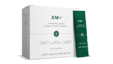 Isagenix XM+ green tea energy formula in sachet for steady daily focus