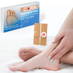 Isalevos corn remover pad on toe targets toe corn for quick daily relief