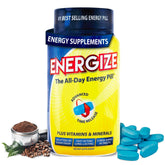 iSatori Energize time-release bottle front for steady daytime energy