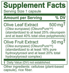 Island Nutrition olive leaf extract capsules indicating convenient, durable daily capsules