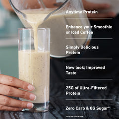 Isopure Zero Carb label highlights a sugar-free protein choice.