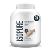 Isopure Zero Carb whey isolate powder container for a low-carb protein option