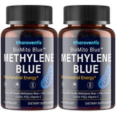Itharoventis Methylene Blue capsules bottle front showing quality and daily focus support