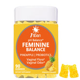 Itiban gominolas de piña en botella, apoyo suave al bienestar femenino.