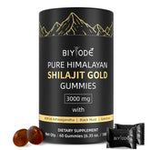 Itiban Shilajit Gummies bottle front—convenient daily nourishment in a bite.