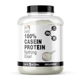 It's Just! casein protein bottle shows high-quality powder for post-workout recovery.