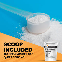 It's Just! L-Glutamine USA GMP packaging label