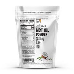 Its Just MCT Oil Powder pours into coffee to enhance energy smoothly