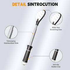 iunxkmi portable back scratcher with lightweight, easy grip
