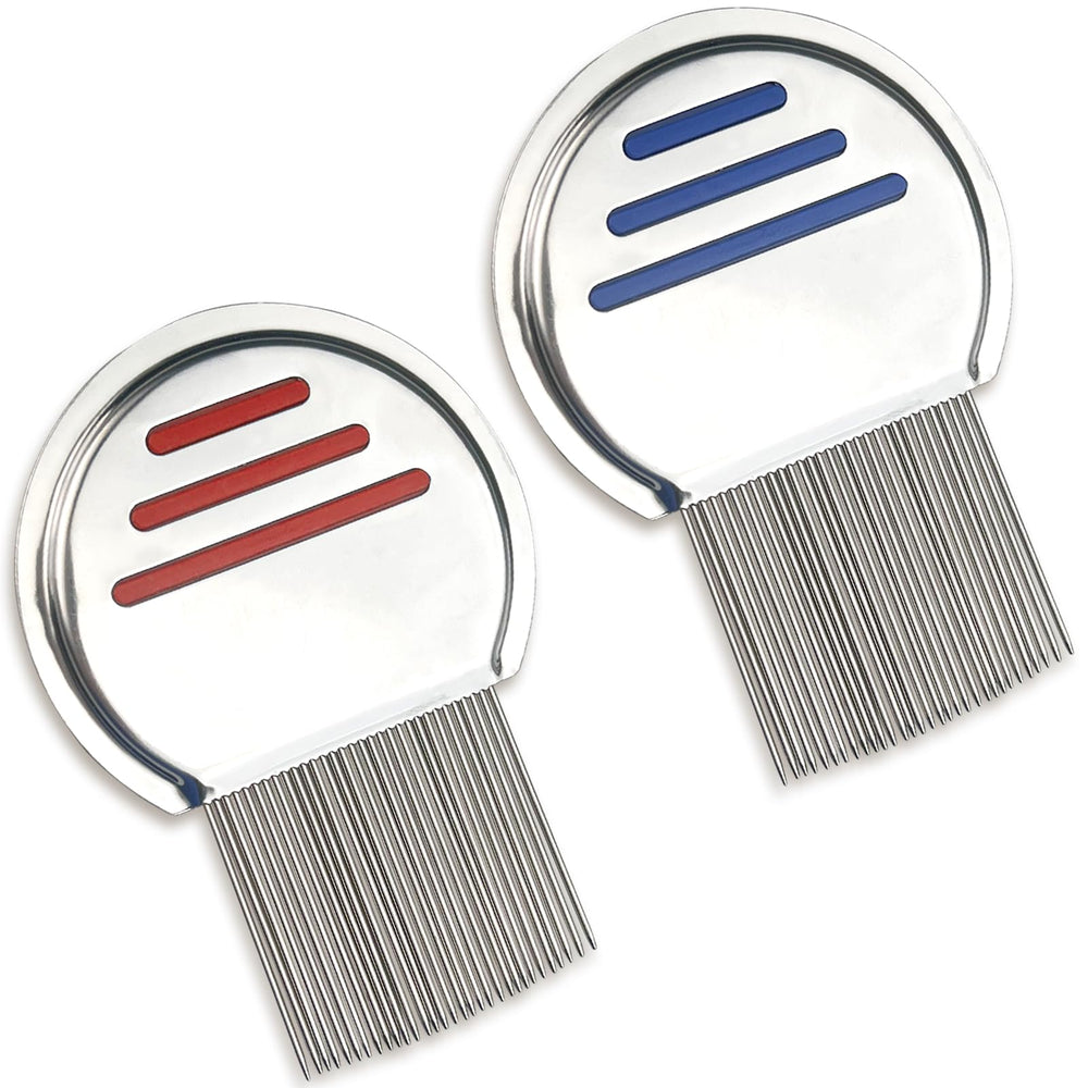 Jaasuee red lice comb with precision teeth for gentle nit removal.