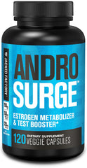 Jacked Factory Androsurge bottle label showing a clean daily support formula.