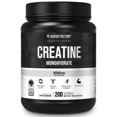 Jacked Factory Creatine Monohydrate powder bottle front view for daily performance support