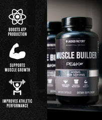 Jacked Factory Essentials Muscle Builder packaging image conveys quality for lean gains.