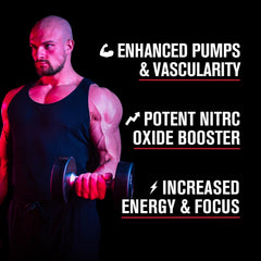 Jacked Factory Essentials Nitric Oxide Booster pills close-up highlighting veggie capsules