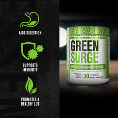 Jacked Factory Green Surge shaker ready for on-the-go energy