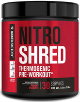 Jacked Factory NITROSURGE Shred bottle front shown for energized workouts