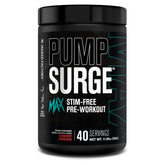 Jacked Factory Pumpsurge Max front bottle showing stimulant-free formula for pumps