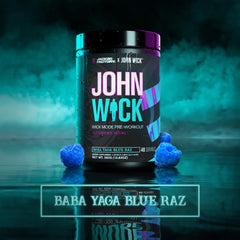 Jacked Factory Wick Mode powder dispensing scoop ready for precise pre-workout serving.