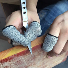 JADE KIT cut-resistant finger sleeves 6cm pack fits snugly for delicate tasks.