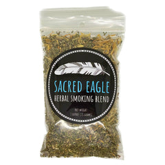 Jade & Pearl Sacred Eagle bag packaging shows a natural, additive-free herbal blend.