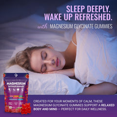 JAENFW bottle scene illustrates a high absorption magnesium complex for adults and kids.