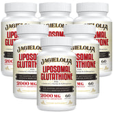 Jagielolia Liposomal Glutathione 2000mg bottle front for antioxidant support