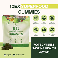 Probiotics 10B CFU badge with Jaje Health gummies.