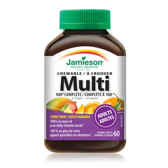 Jamieson multivitamin chewables for daily use with immune-support nutrients