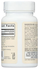 Jarrow Formulas MK-7 softgels closeup highlighting easy-to-swallow capsules.