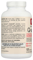 Jarrow Formulas Q-Absorb CoQ10 box packaging with product details.