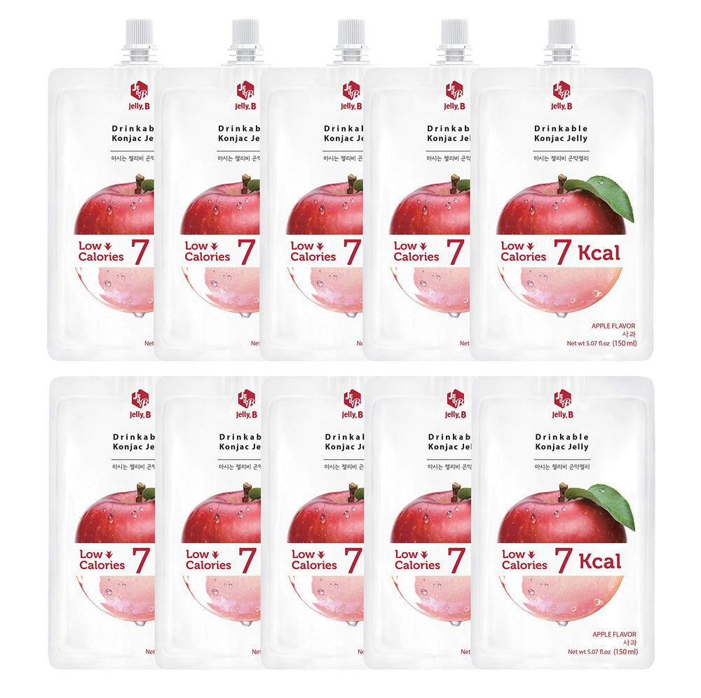 Jayone Jelly.B Apple 150ml tube for on-the-go snacking with zero sugar.