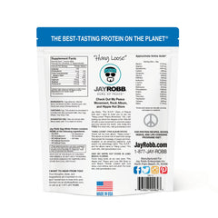 Jay Robb Vanilla Egg White Protein scoop for fast mixing