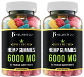 JB Wellness Co hemp gummies bottle front pack for daily wellness