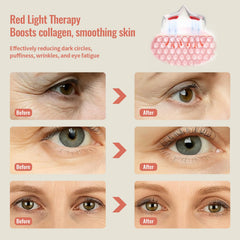 JCOTTON 3D surround fit design hugs contours for targeted under-eye care.