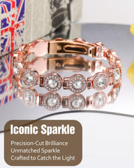 Cross section showing 3800 Gauss magnets in Jecanori bracelet