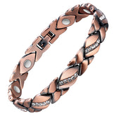 Jecanori pure copper bracelet for women, timeless everyday elegance.