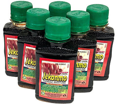 Jekonmo African Herbal Mixture brew scene showing bold flavor for a mindful daily ritual.