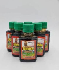 Jekonmo African Herbal Mixture pour captures a crisp stream and inviting aroma.