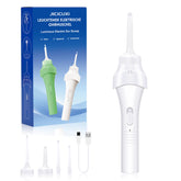 JICICUXI electric ear wax suction remover with LED light for clear visibility during cleaning.