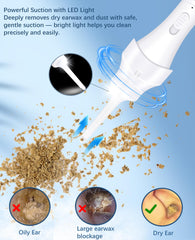 JICICUXI LED lighting enables precise ear cleaning at home.