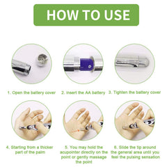 JIELUO node head demonstrating targeted therapy for partial body pains.