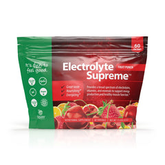 Jigsaw Health Electrolyte Supreme bottle with fruit punch promotes on-the-go hydration