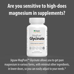MagPure Glycinate and Albion bisglycinate graphic emphasizing bioavailability.